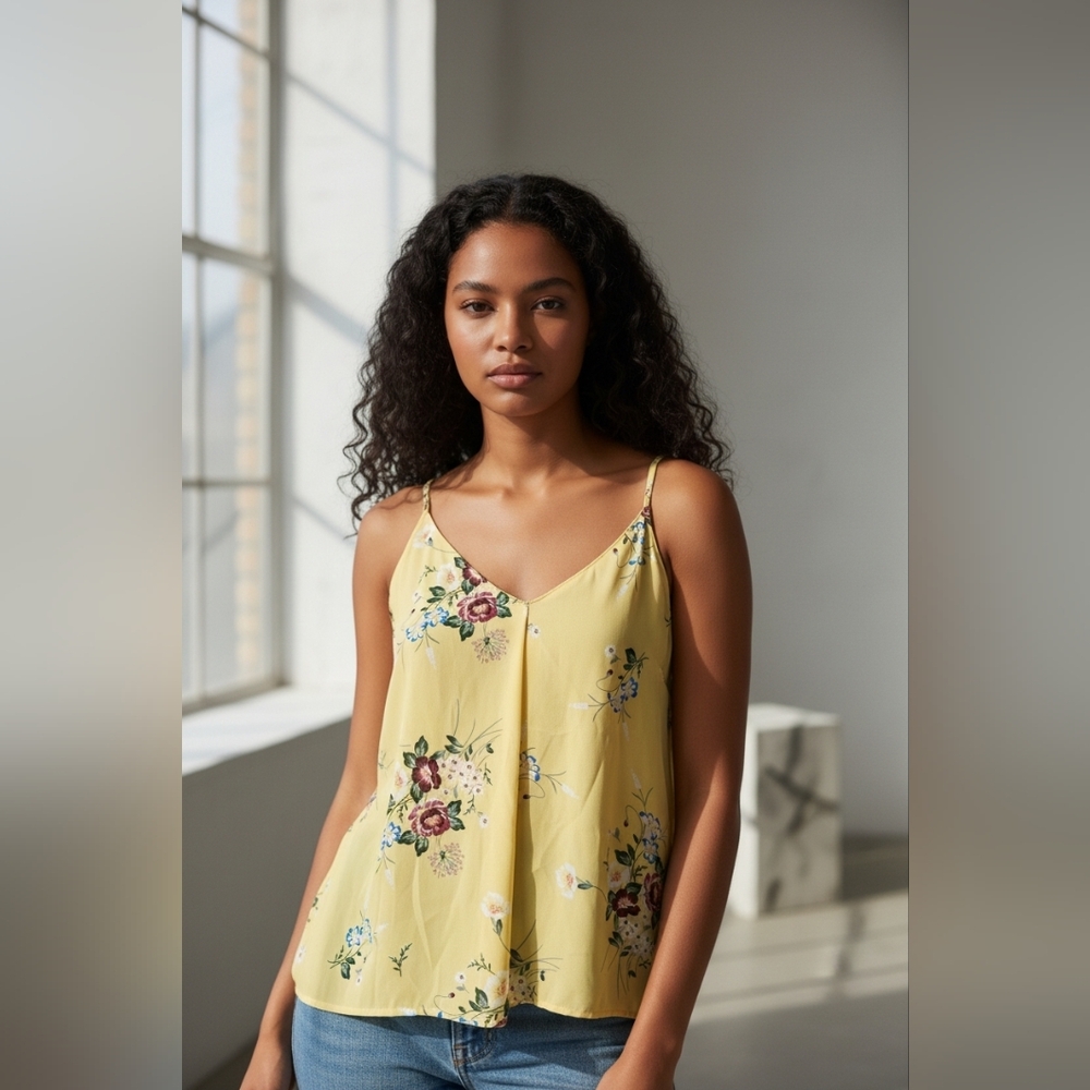 Lush Yellow Floral Dress